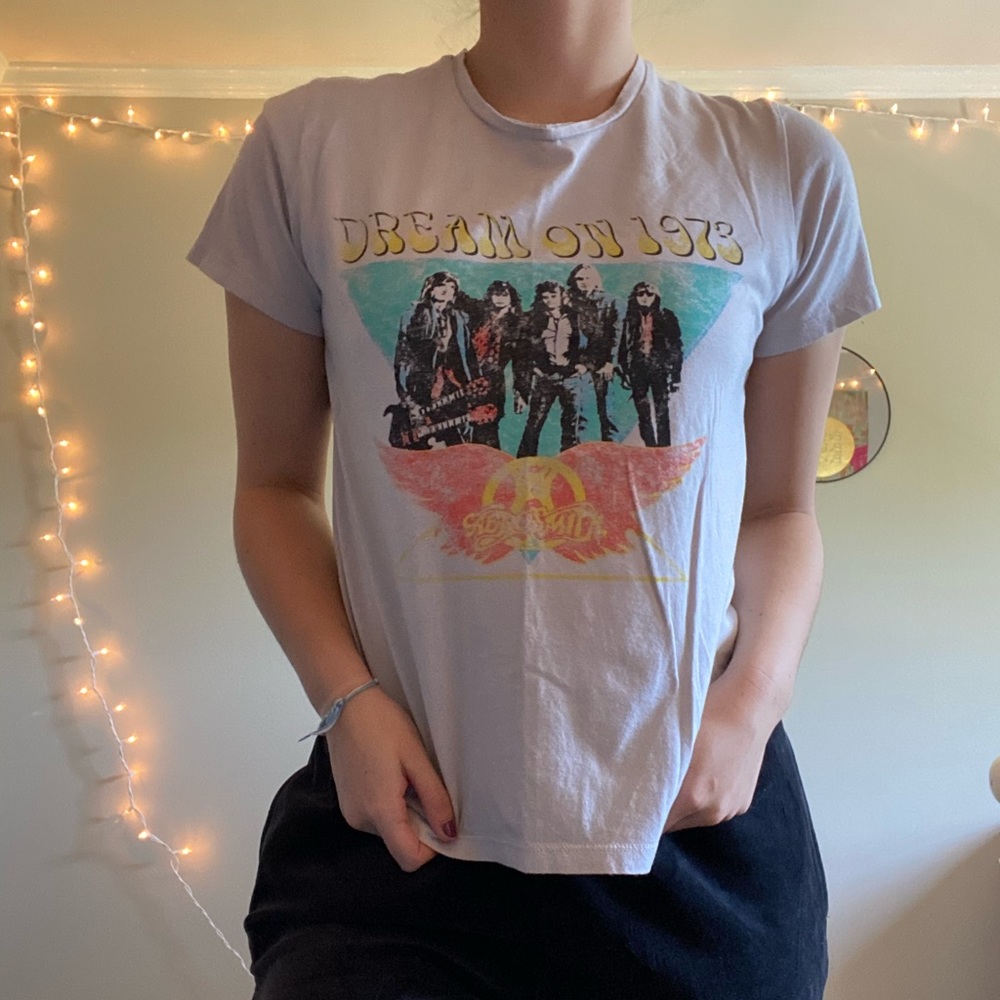 aerosmith band tee
